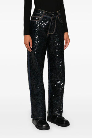 Parosh Jeans Nero da donna