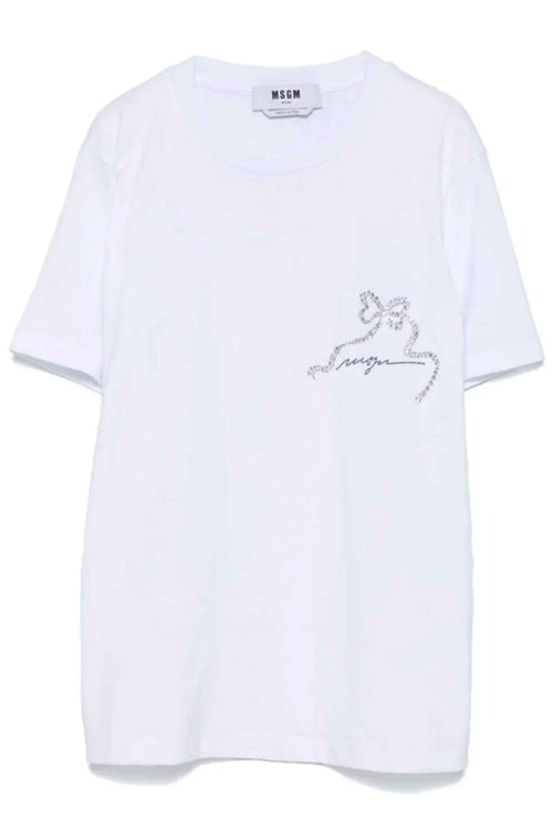 MSGM T-shirt e Polo Bianco da donna