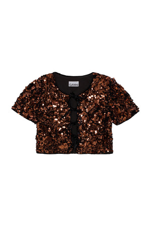 GANNI Camicie Marrone da donna