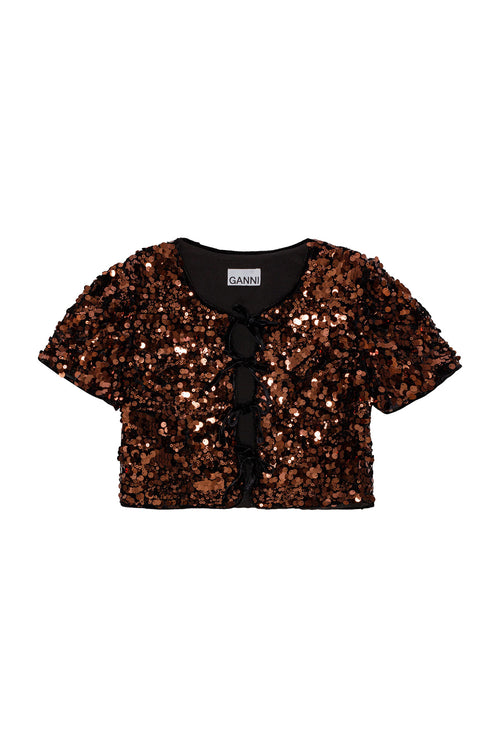 GANNI Camicie Marrone da donna