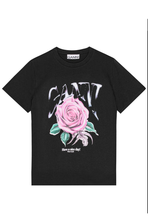 GANNI T-shirt e Polo Nero da donna