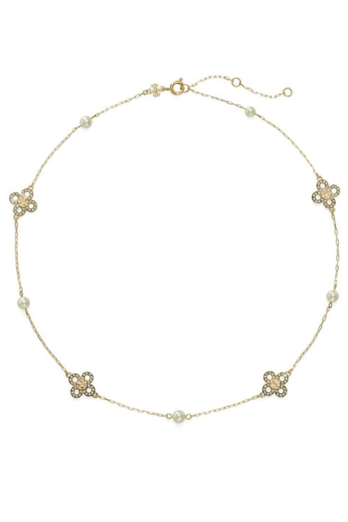 Tory Burch Bijoux Gold pearl da donna