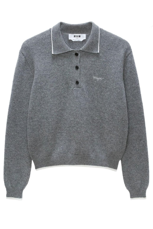MSGM Maglie Grigio da donna