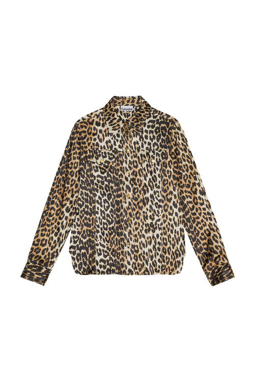 GANNI Camicie Marrone da donna