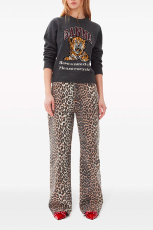 GANNI Jeans Marrone da donna