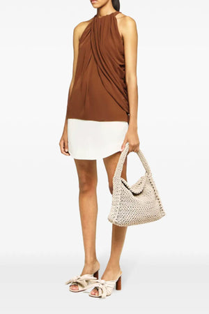 JW ANDERSON Top Marrone da donna