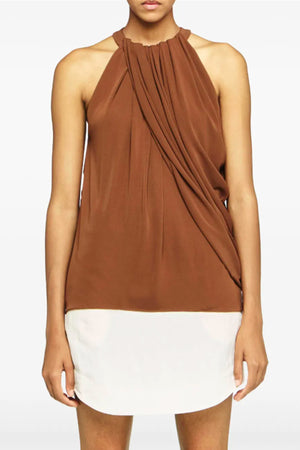 JW ANDERSON Top Marrone da donna