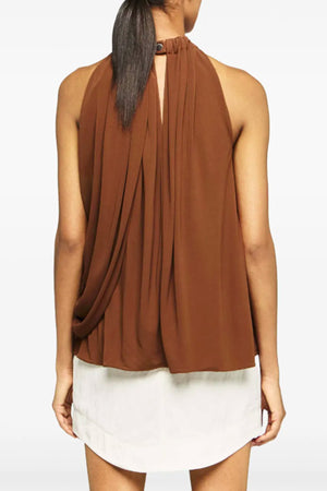 JW ANDERSON Top Marrone da donna