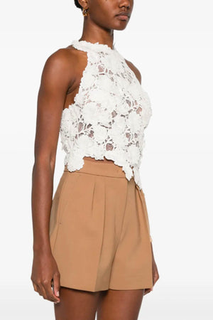 Ermanno Scervino Top Bianco da donna