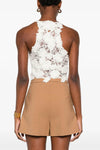 Ermanno Scervino Top Bianco da donna