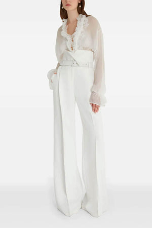 Ermanno Scervino Pantaloni Bianco da donna