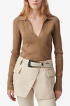 Iro Maglie Marrone da donna