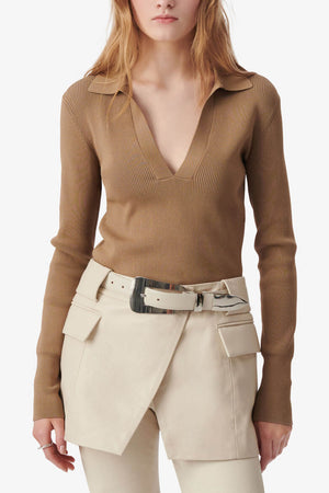 Iro Maglie Marrone da donna