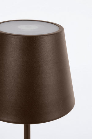 Lampada a led da tavolo "Etna", monocolore, in acciaio verniciato, da 38 cm