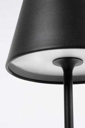 Lampada a led da tavolo "Etna", monocolore, in acciaio verniciato, da 38 cm