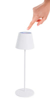 Lampada a led da tavolo Etna, monocolore, in acciaio verniciato, da 38 cm