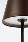 Lampada a led da tavolo Etna, monocolore, in acciaio verniciato, da 38 cm