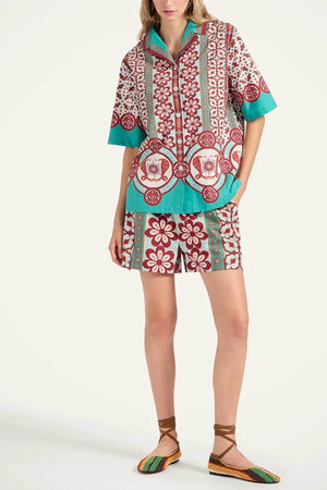 La Double J Pantaloncini Fantasia da donna