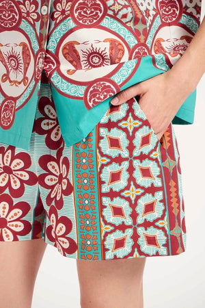 La Double J Pantaloncini Fantasia da donna