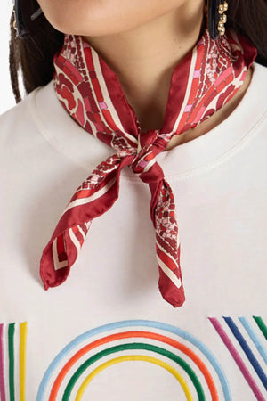 La Double J Sciarpe Rosso da donna