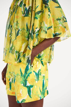 La Double J Pantaloncini Giallo da donna