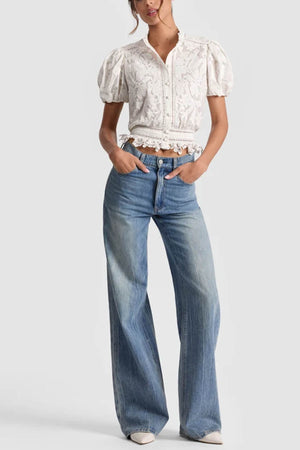 Alice + Olivia Top Beige da donna