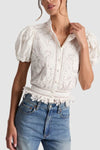 Alice + Olivia Top Beige da donna