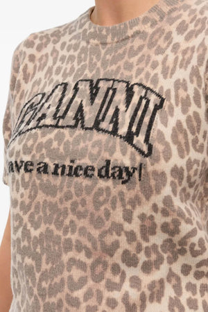 GANNI Maglie Marrone da donna