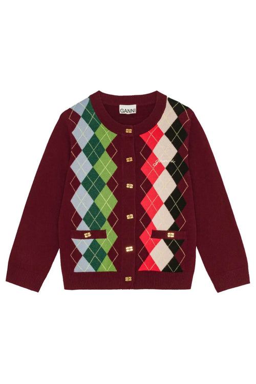 GANNI Maglie Bordeaux da donna
