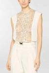 Genny Top Beige da donna