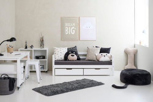 Coprimaterasso Hoppekids, 70x160x9 cm - Grigio Granito