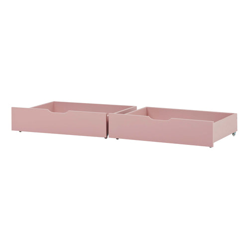 Set cassettiera Hoppekids ECO Comfort per 70x160 cm - Rosa Pallido