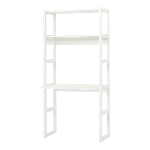 Sezione Hoppekids STOREY con 2 ripiani e scrivania, 80 cm - Bianco