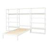 Libreria Hoppekids STOREY con 14 ripiani e letto - 90x200 cm