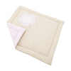 Coperta per box Hoppekids Fairytale Flower 100x100 cm - Rosa baby/Sabbia