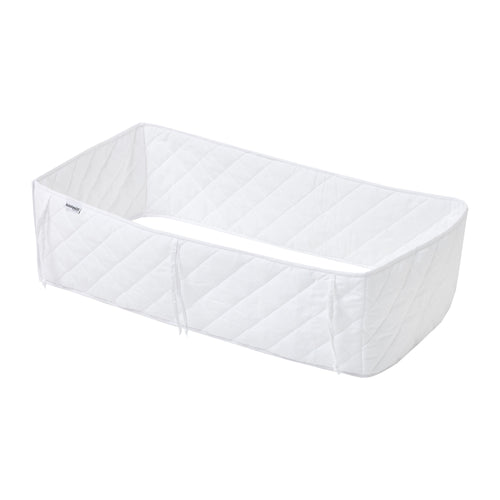 Paracolpi per culla Hoppekids Quiltet 40x80 cm - Bianco