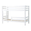 Letto a castello 90x200 cm con due sponde, Rete a doghe flessibili Hoppekids ECO Luxury - Bianco