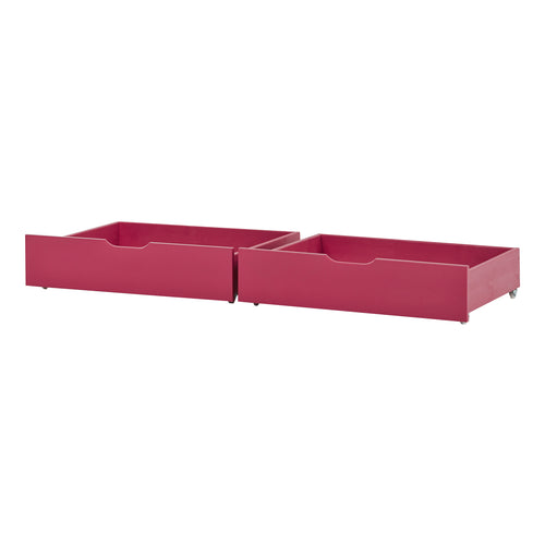 Set cassettiera Hoppekids ECO Comfort per 70x160 cm - Rosa Barocco