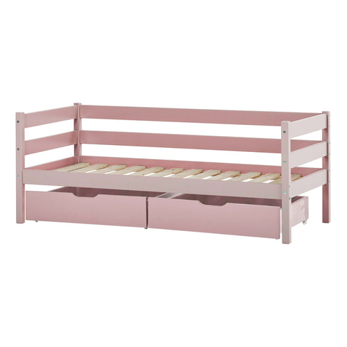 Letto junior ECO Comfort 70x160 con cassetti - Rosa Pale