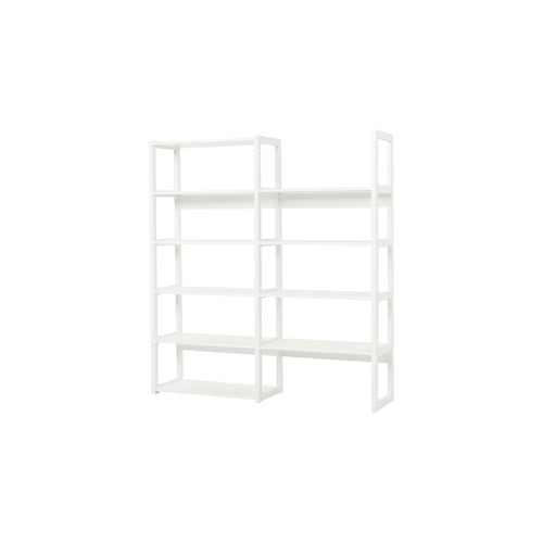 Sezione PIANO di Hoppekids con 8 ripiani, 80 cm - Bianco