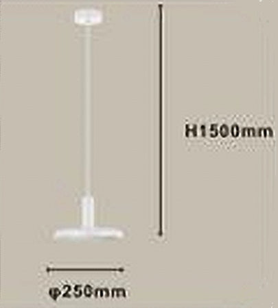 Lampadario A Sospensione Design Moderno Con Paralume In Ferro Bianco E27 Ip20 33740