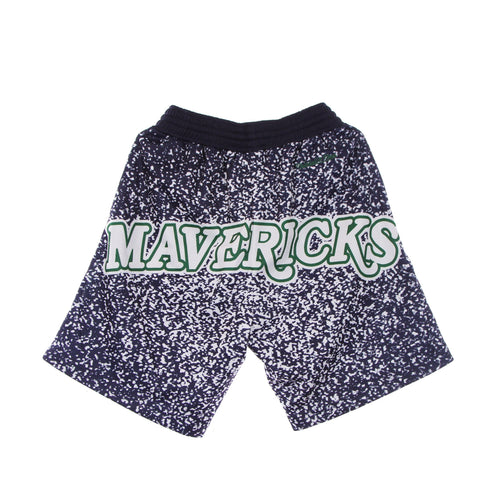 MITCHELL & NESS Pantaloncino Tipo Basket Uomo Nba Jumbotron Sublimated Mesh Shorts Hardwood Classics Dalmav Navy/original Team Colors da uomo