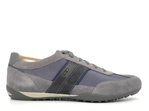 GEOX Scarpa stringata uomo WELLS C grigio