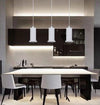 Lampadario A Sospensione Moderna Contemporaneo Bianco Portalampada Pendente E27 33832
