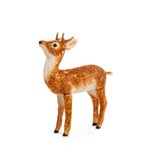 Renna decorativa Cassie in poliresina per decorazione natalizia
