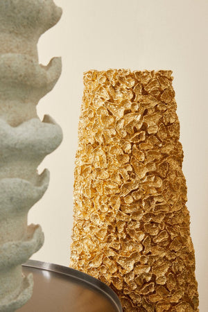 Portavaso decorativo "Lamè Decorato" in Poliresina, resistente all'acqua