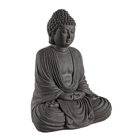 Statuetta di Buddha "Pattaya" in Fibra di Vetro e Argilla, decorazione per uso esterno.