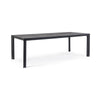 Tavolo rettangolare Mason con struttura in alluminio, piano in ceramica