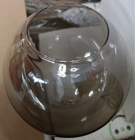 Lampadario Sospensione 6 Sfere Attacco E27 In Vetro Lampada In Metallo Argento 71652