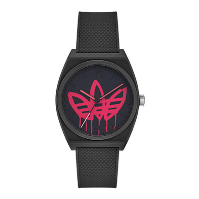 Adidas Project Two – Orologio Unisex Nero Logo Rosa (AOST22039)